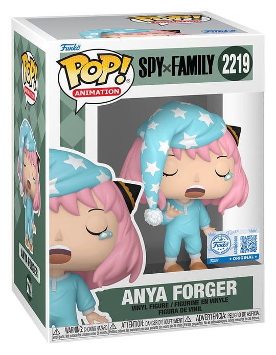 Spy x Family POP! Animation Vinyl Figures Anya Forger (Pajamas) 9 cm 0889698920254