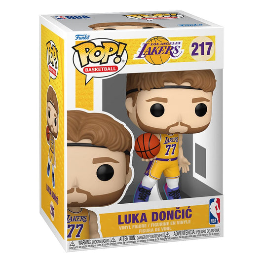NBA POP! Basketball Vinyl Figure Los Angeles Lakers: Luka Doncic (2025 Icon Edition Uniform) 9 cm 0889698923880