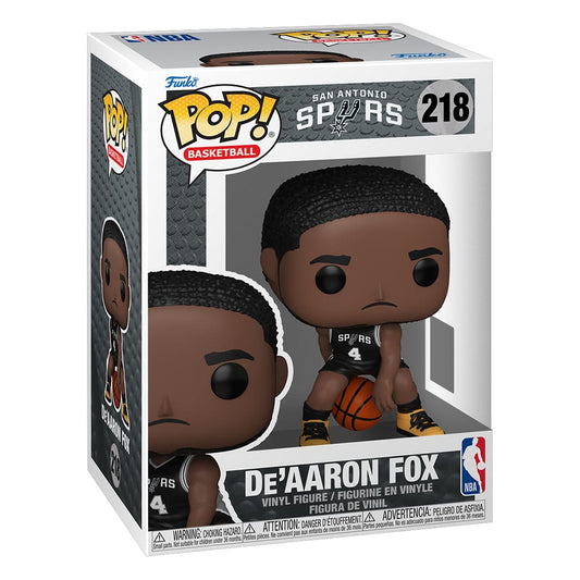 NBA POP! Basketball Vinyl Figure San Antonio Spurs: De'Aaron Fox (2025 Icon Edition Uniform) 9 cm 0889698923897