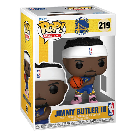 NBA POP! Basketball Vinyl Figure Golden State Warriors: Jimmy Butler III (2025 Icon Edition Uniform) 9 cm 0889698923903