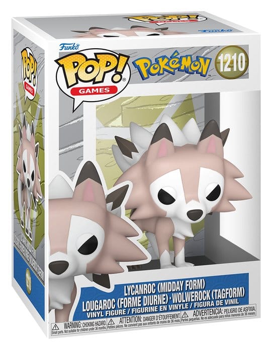 Pokémon POP! Games Vinyl Figure Lycanroc(Midday) 9 cm 0889698924108