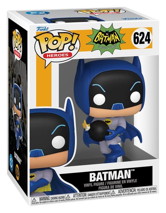 Batman 66 POP! Heroes Vinyl Figure Batman with Bomb 9 cm 0889698924696