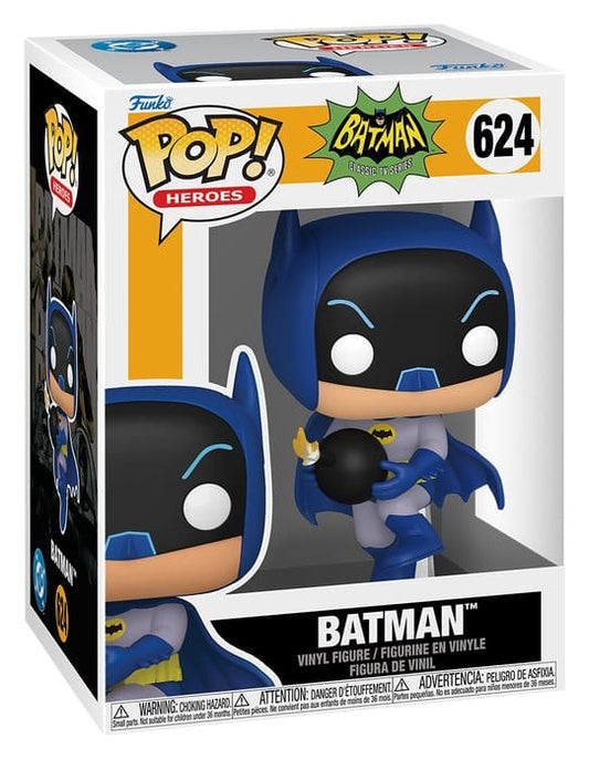 Batman 66 POP! Heroes Vinyl Figure Batman with Bomb 9 cm 0889698924696