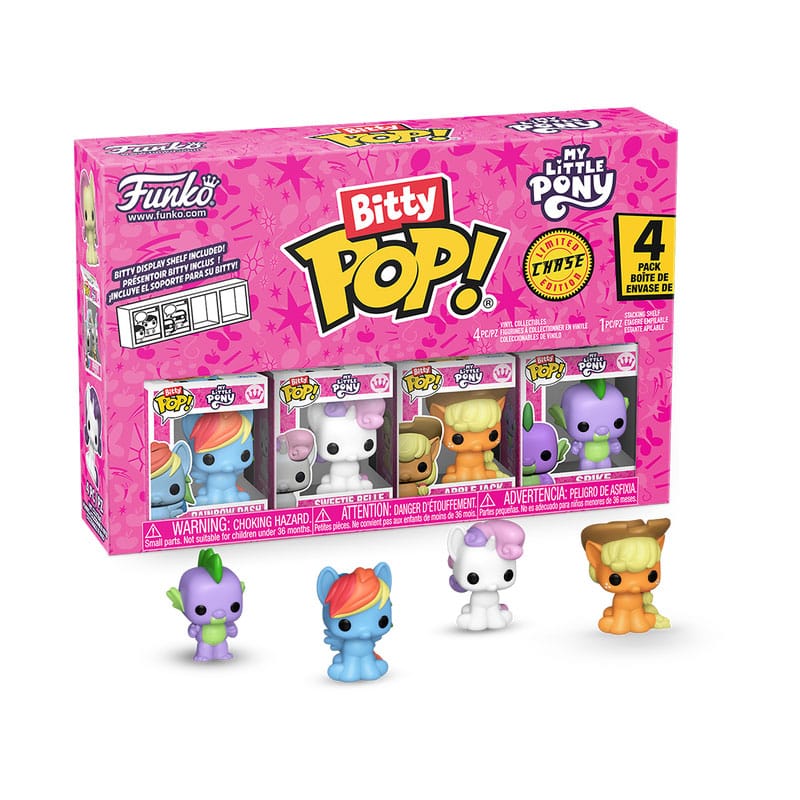 My Little Pony Bitty POP! Vinyl Figure 4-Pack Rainbow Dash 2,5 cm 0889698925013