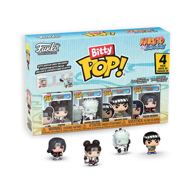 Naruto Shippuden Bitty POP! Vinyl Figure 4-Pack Battles 2,5 cm 0889698925037