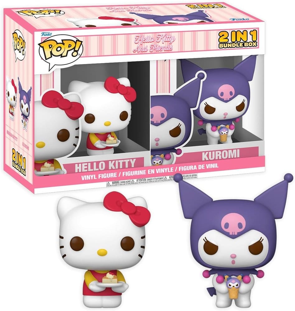 Hello Kitty Exclusive Box Hello Kitty & Kuromi - Assembled 0889698928533