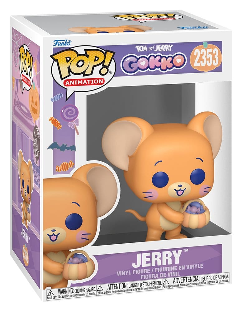 Tom & Jerry Gokko POP! Animation Vinyl Figure Jerry 9 cm 0889698928687