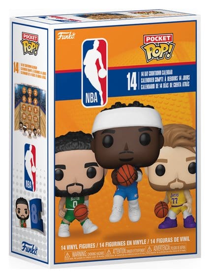 NBA Pocket POP! 14 Day Advent Calendar Countdown 0889698929196
