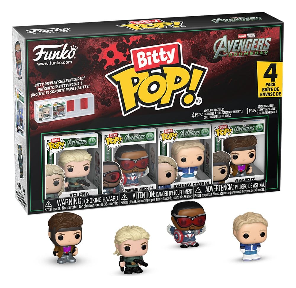 Avengers: Doomsday Bitty POP! Vinyl Figure 4-Pack Series 1 2,5 cm 0889698929479
