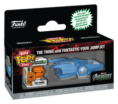 AVD Bitty POP! Rides Vinyl Figure The Thing and Fantastic Four Jumpjet 2 cm 0889698929509