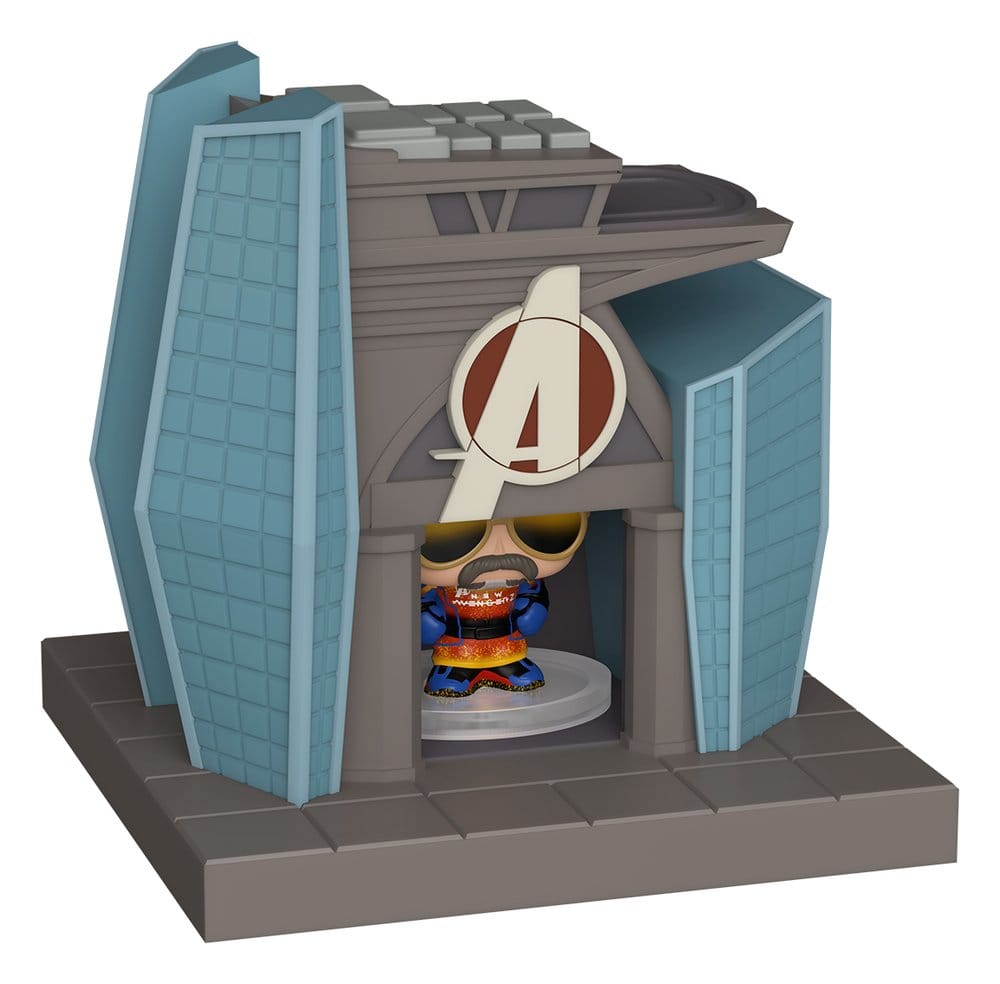 AVD Bitty POP! Towns Vinyl Figure Red Guardian and Avengers Tower  0889698929523
