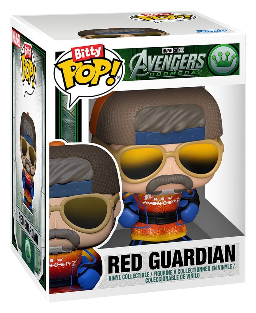 AVD Bitty POP! Towns Vinyl Figure Red Guardian and Avengers Tower  0889698929523