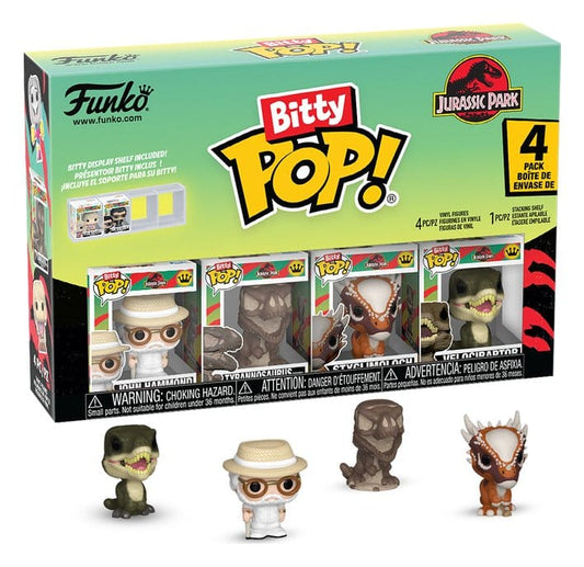 Jurassic Park Bitty POP! Vinyl Figure 4-Pack Series 2 2,5 cm 0889698929547