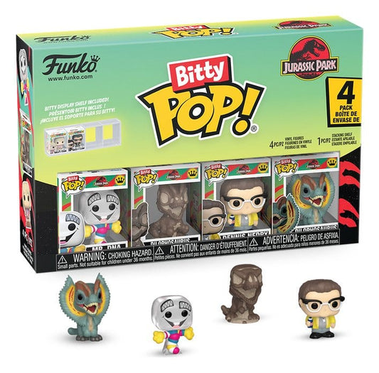 Jurassic Park Bitty POP! Vinyl Figure 4-Pack Mr. DNA 2,5 cm 0889698929554