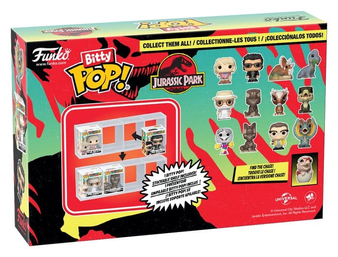 Jurassic Park Bitty POP! Vinyl Figure 4-Pack Mr. DNA 2,5 cm 0889698929554