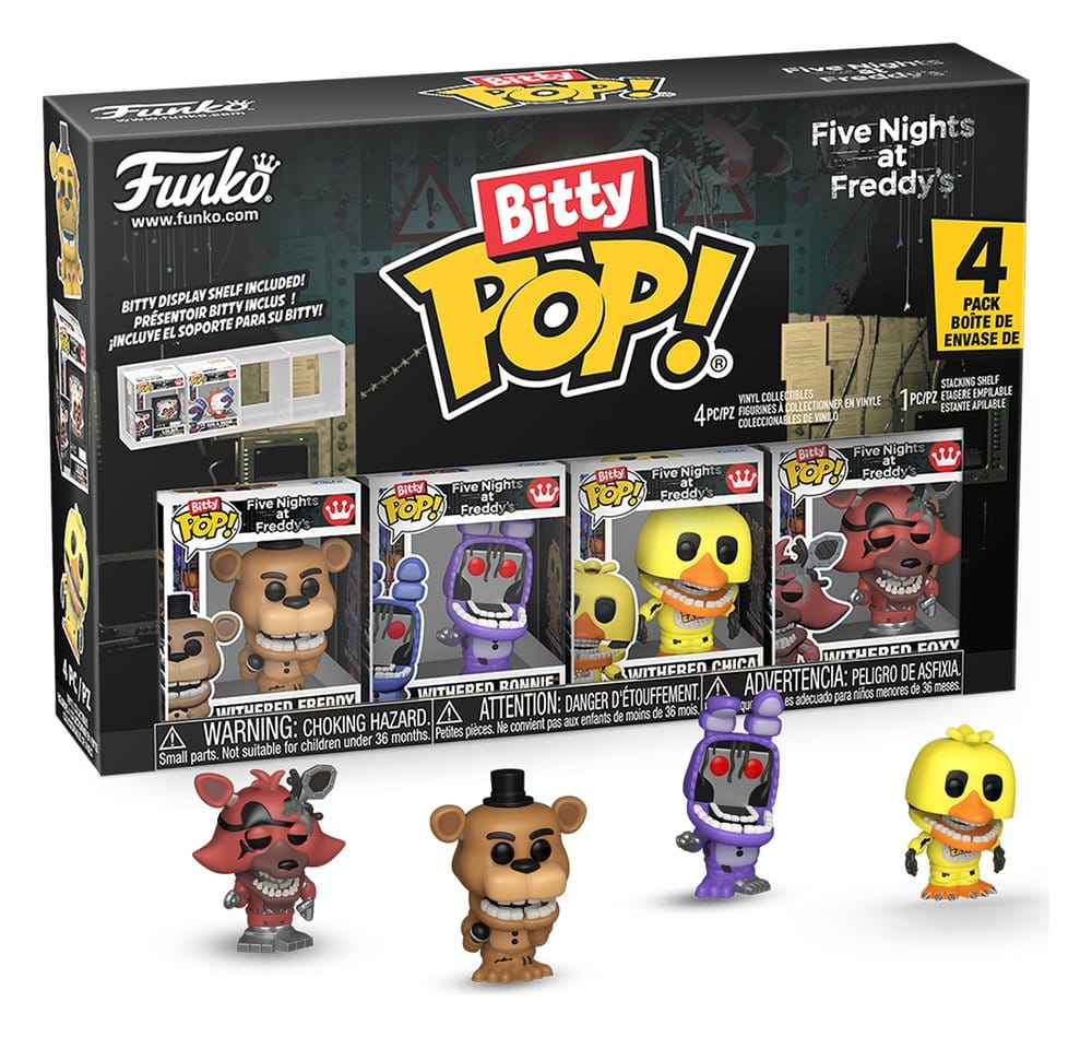 Five Nights at Freddy's Bitty POP! Vinyl Figure 4-Pack Series 6 2,5 cm 0889698929578