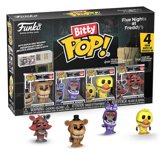 Five Nights at Freddy's Bitty POP! Vinyl Figure 4-Pack Series 6 2,5 cm 0889698929578