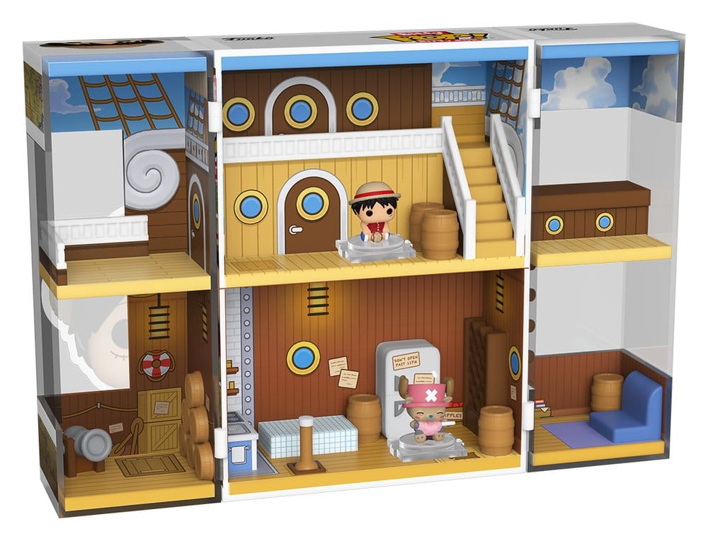 One Piece Bitty POP! Bitty Box Display with 2 Vinyl Figures Going Merry 0889698929639