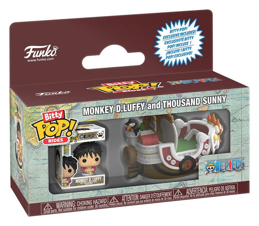 One Piece Bitty POP! Ride Vinyl Figure Thousand Sunny w/Luffy 2,5 cm  0889698929653