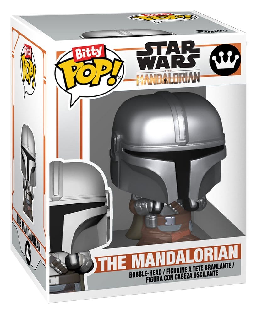 Star Wars Bitty POP! Ride Vinyl Figure N1 w/Mando 2,5 cm  0889698929660