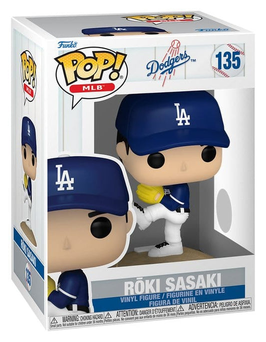 MLB POP! Vinyl Figure Dodgers- Roki Sasaki 9 cm 0889698929752