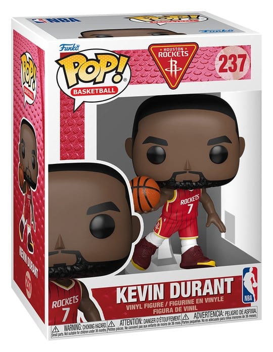 WNBA Legends POP! Sports Vinyl Figure Rockets- Kevin Durant 9 cm 0889698929912