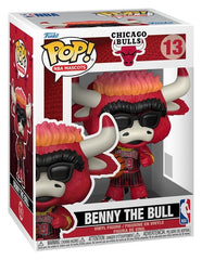 NBA POP! Basketball Vinyl Figure Mascots: Bulls- Benny The Bull 9 cm 0889698929950