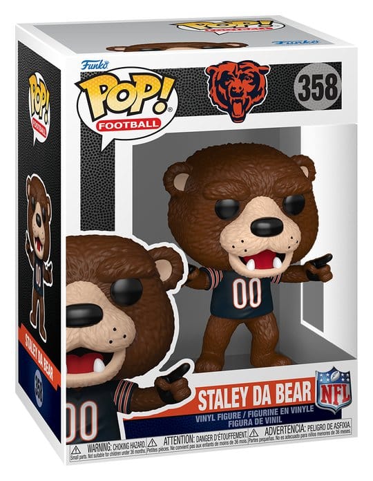 NFL POP! Vinyl Figure Mascots: Bears- Staley 9 cm 0889698929967