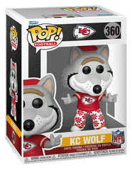 NFL POP! Vinyl Figure Mascots: Chiefs- Wolf 9 cm 0889698929981