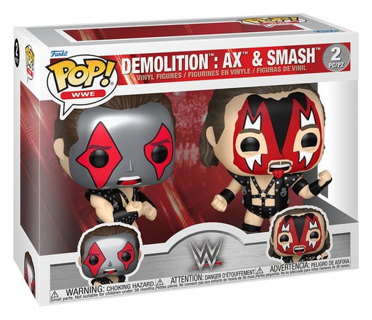 WWE POP! Vinyl Figures 2-Pack Ax & Smash 9 cm 0889698930161