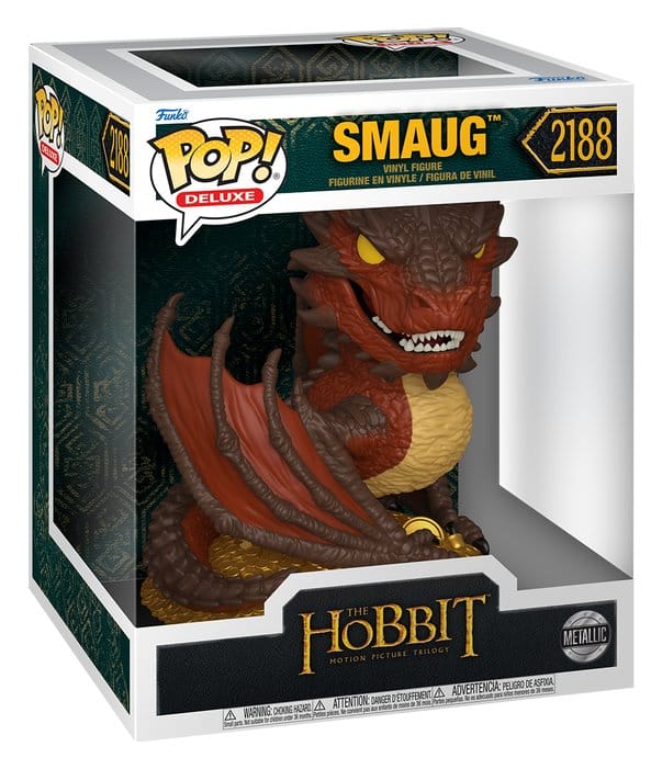 The Hobbit POP! Deluxe Vinyl Figure Smaug (MT) 9 cm 0889698931304