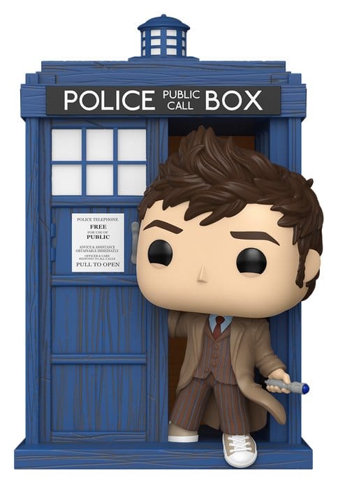 Doctor Who POP! Rides Deluxe Vinyl Tenth Doctor with TARDIS 9 cm 0889698931335