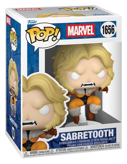 Marvel Weapon X Program POP! Vinyl Figure Sabertooth 9 cm 0889698931847