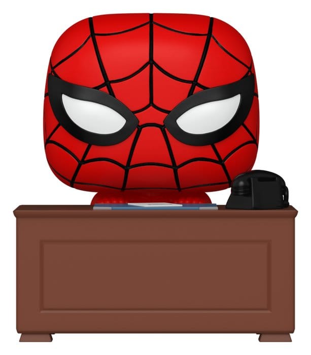 Marvel POP! Premium Vinyl Figure Meme- Spider-Man w/Desk 9 cm 0889698931892
