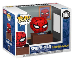 Marvel POP! Premium Vinyl Figure Meme- Spider-Man w/Desk 9 cm 0889698931892