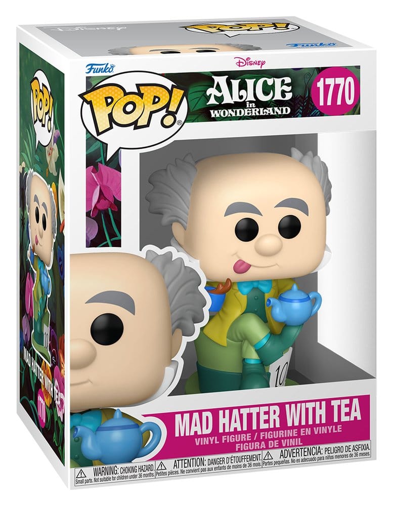 Alice in Wonderland POP! Vinyl Figure Mad Hatter with Tea 9 cm 0889698932028