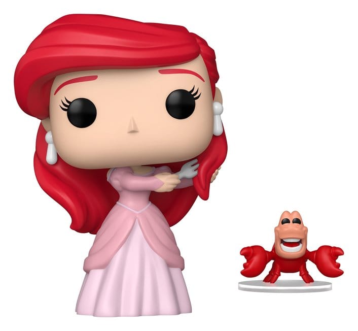 The Little Mermaid POP! Vinyl Figure S3 – Ariel with Sebastian 9 cm 0889698932172