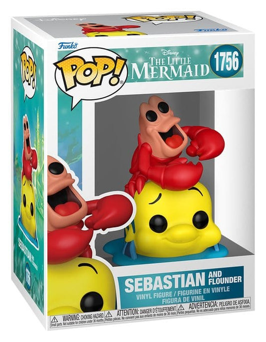 Disney POP! Vinyl Figure : TLM S3- Sebastian & Flounder 9 cm 0889698932189