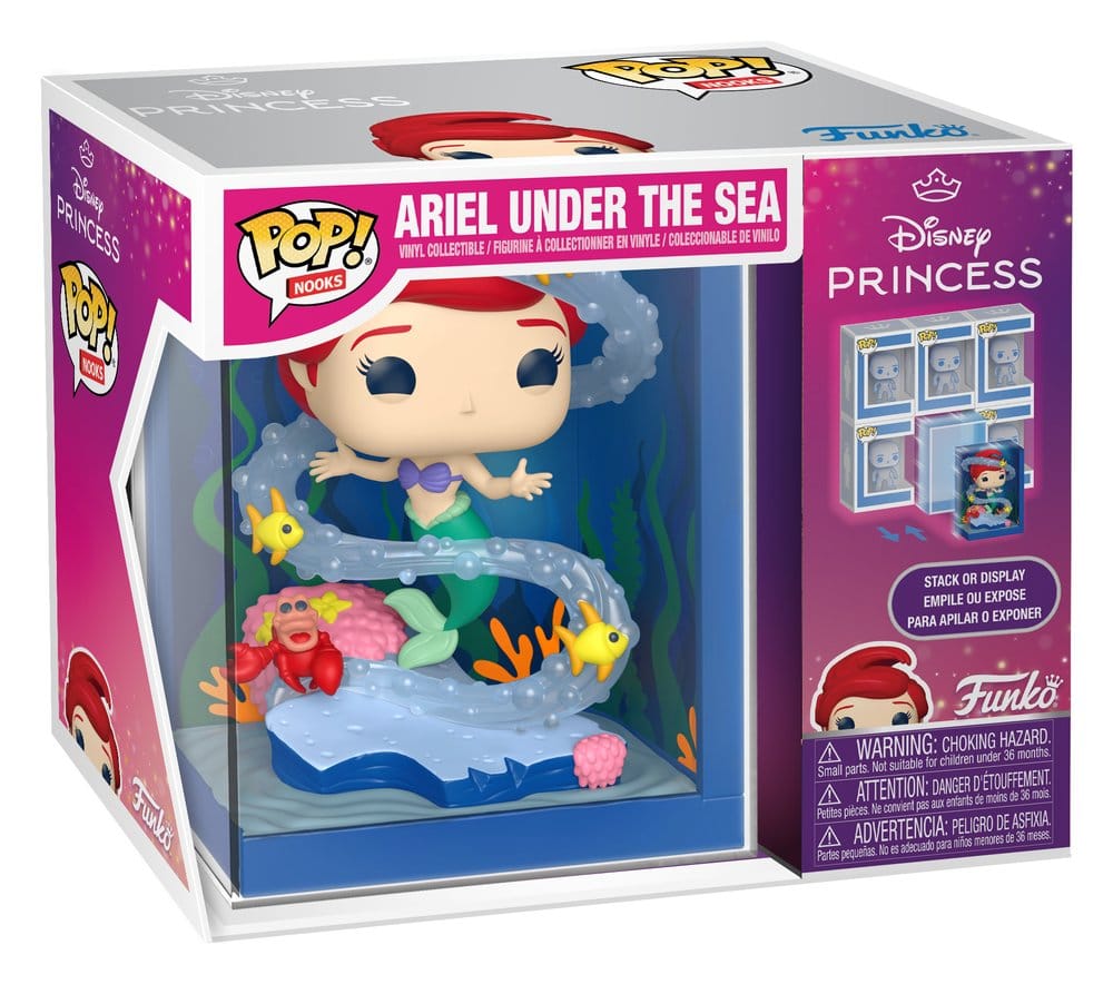 The Little Mermaid POP! Nooks Vinyl Diorama Ariel’s Grotto 16 cm 0889698932196