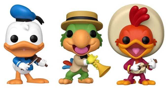Disney POP! Vinyl Figure 3-Pack The Three Caballeros 9 cm 0889698932288