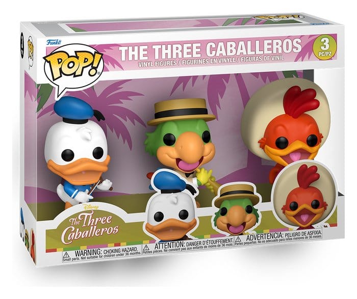 Disney POP! Vinyl Figure 3-Pack The Three Caballeros 9 cm 0889698932288
