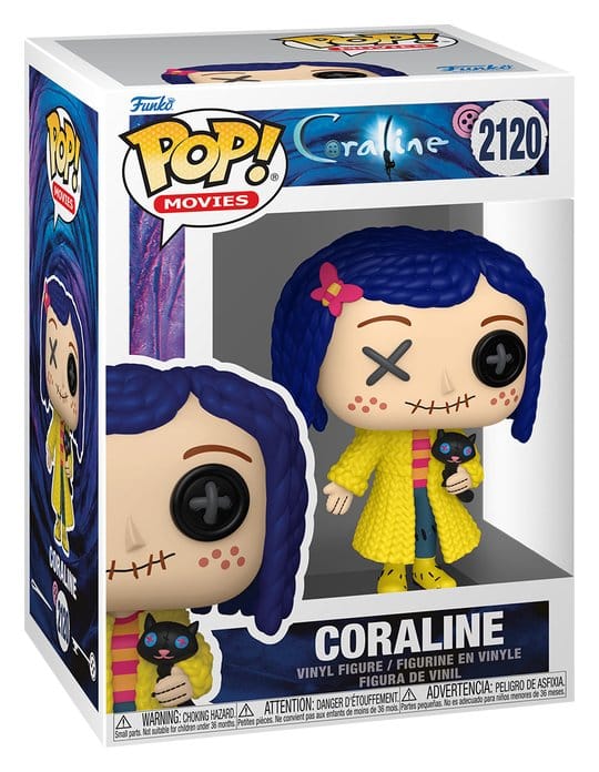 Coraline POP! Movies Vinyl Figure Coraline (Patchwork) 9 cm 0889698932318