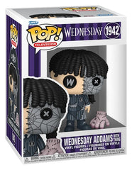 Wednesday POP! Televison Vinyl Figure Patchwork: Wednesday with Thing 9 cm 0889698932356