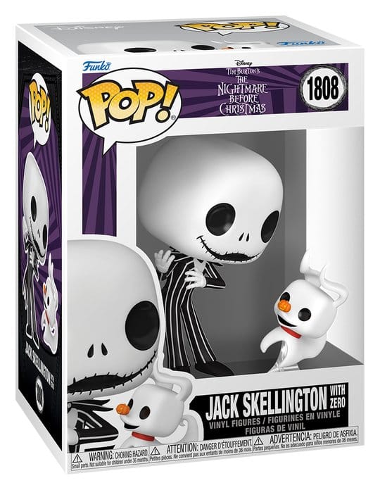 The Nightmare Before Christmas POP! & Buddy Vinyl Figure Jack & Zero 9 cm 0889698932400