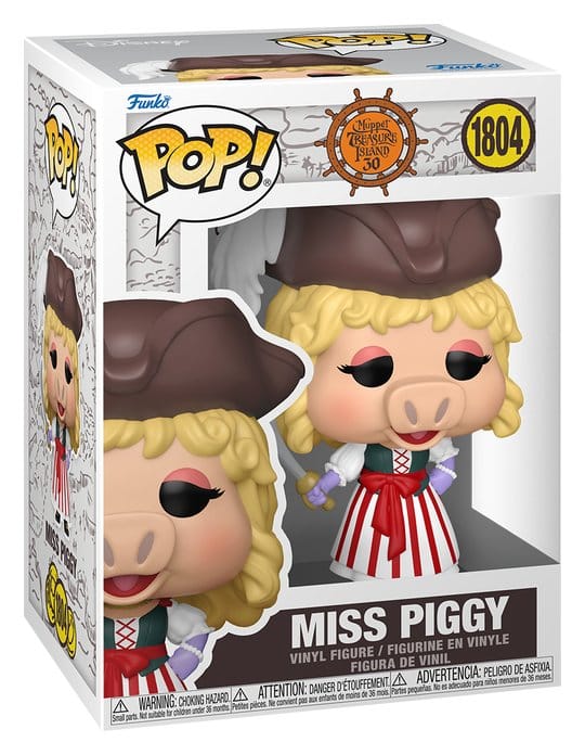 Muppet Treasure Island POP! Movies Vinyl Figure Miss Piggy 9 cm 0889698932455