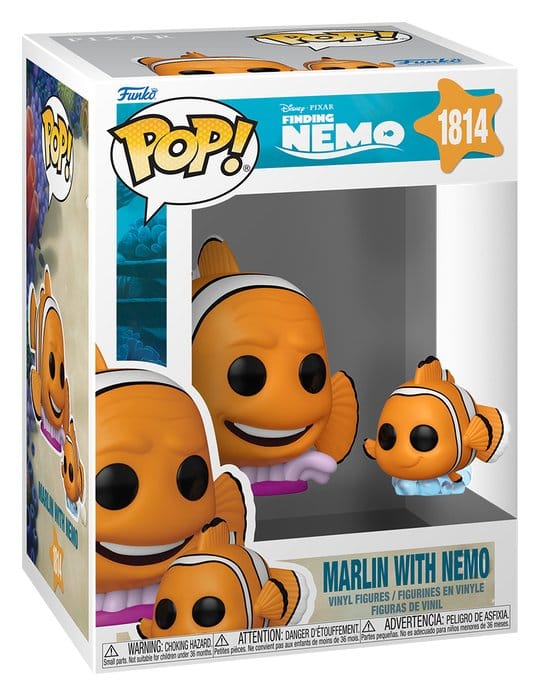 Finding Nemo POP! & Buddy Vinyl Figure Marlon w/Nemo 9 cm 0889698932486