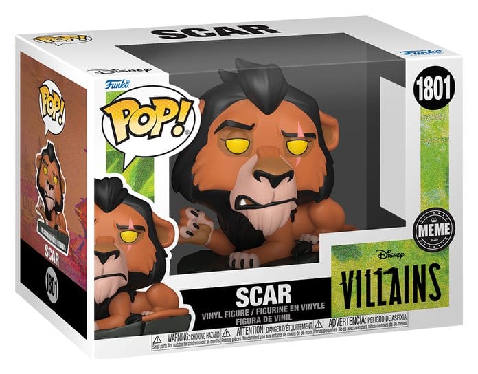 The Lion King POP! Meme Vinyl Figure Lion King (Scar) 9 cm 0889698932516