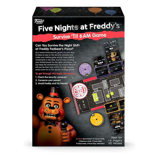 Five Nights at Freddy's Board Game Survive ´Til 6am  8720077326958