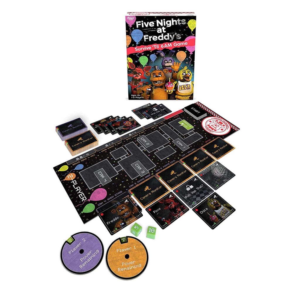 Five Nights at Freddy's Board Game Survive ´Til 6am  8720077326958