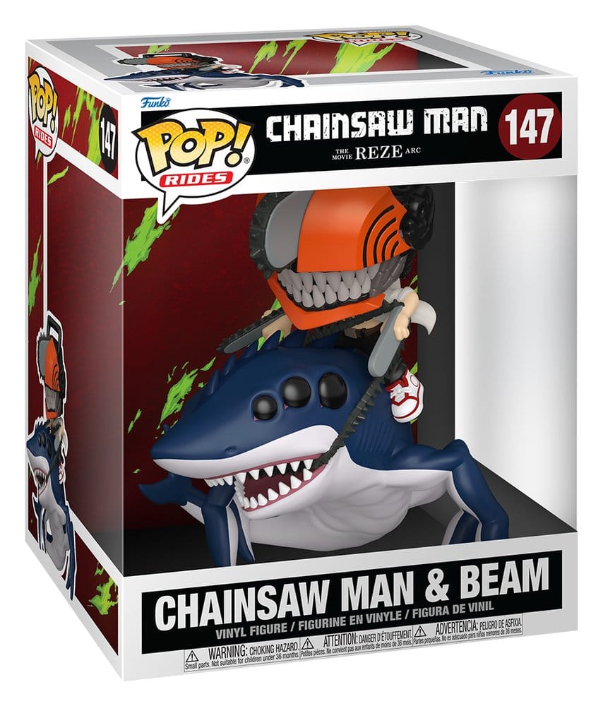 Chainsaw Man POP! Rides Deluxe Vinyl Figure CSM & Beam 15 cm 0889698932806